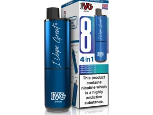 IVG 2400 4 in 1 Disposable Vape-Blue Raspberry Ice
