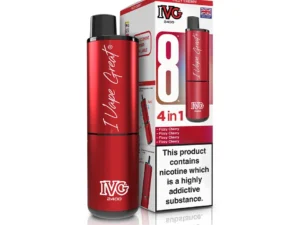 IVG 2400 4 in 1 Disposable Vape-Fizzy Cherry