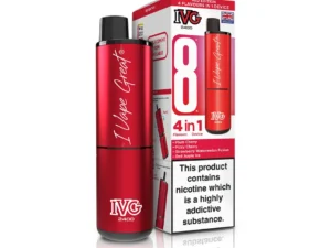 IVG 2400 4 in 1 Disposable Vape-Red Edition
