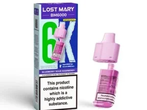 Bm6000 Pods - Blue sour raspberry