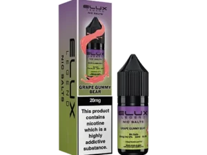 Elux 10mg Nic Salt Grape Gummy Bear