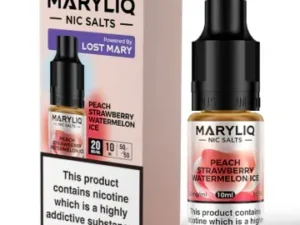 Lost Mary Maryliq Nic Salt 20mg - Peach Strawberry Watermelon Ice
